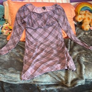 This dress is an amazing condition and on the arms it's see through